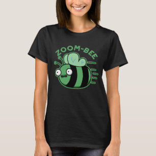 Camiseta Zoom-bee Funny Zombie Bee Pun Dark BG