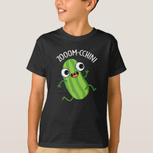 Camiseta Zoom-cchini Funny Zucchini Pun Dark BG