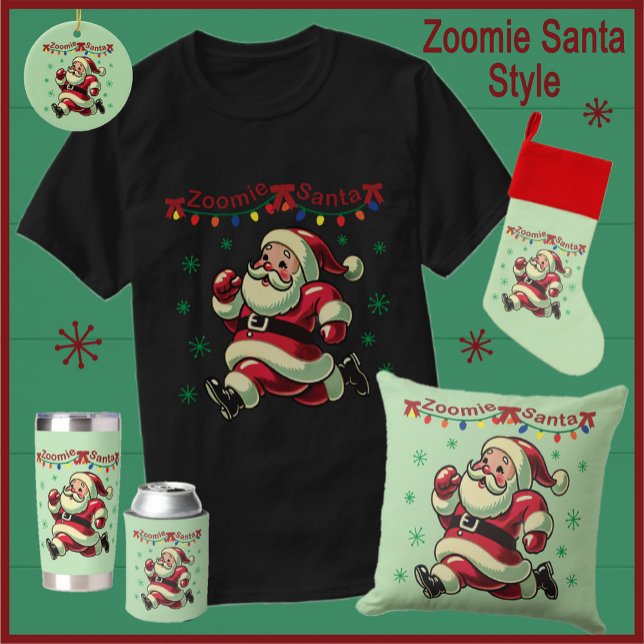 Camiseta Zoomie Santa Christmas (Subido por el creador)