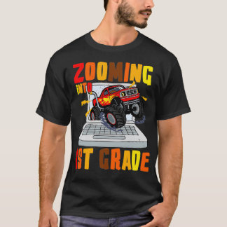 Camiseta Zooming En Camión Monstruo De Primer Grado 2