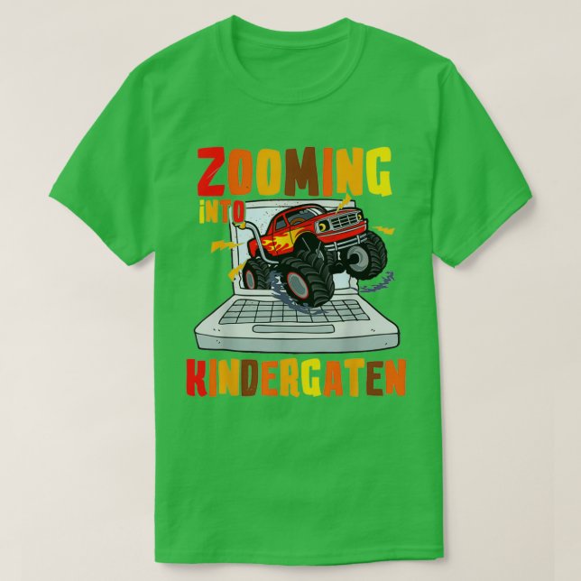 Camiseta Zooming En El Monstruo De Los Jardines Infantiles (Diseño del anverso)