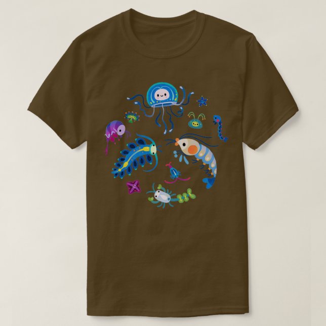 Camiseta Zooplancton (Diseño del anverso)