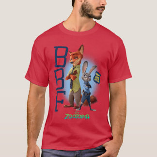 Camiseta Zootopia Judy y Nick Bunnys mejor amigo BBF divert
