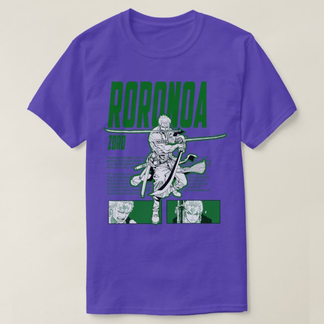 Camiseta zoro 2 (Diseño del anverso)