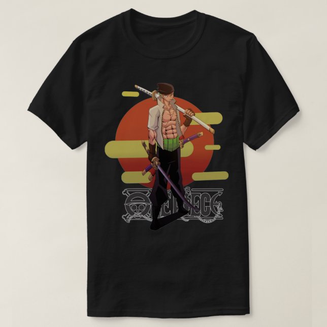 Camiseta Zoro el hombre espada perdido - Una pieza (Diseño del anverso)