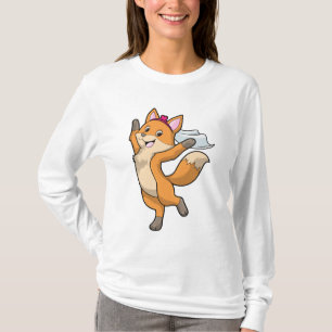 Camiseta Zorra como novia con velo y corazón