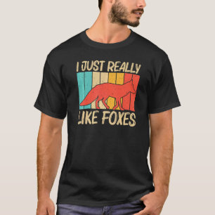 Camiseta Zorra Cuta Para Hombres Mujeres Vulpine Fox Animal