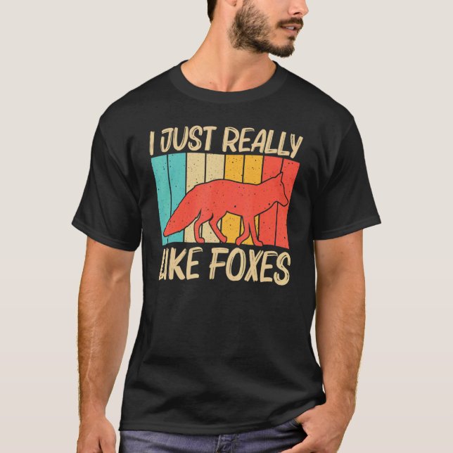 Camiseta Zorra Cuta Para Hombres Mujeres Vulpine Fox Animal (Anverso)