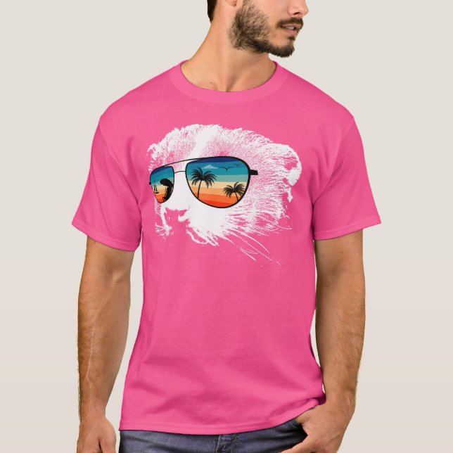 Camiseta Zorrillo con gafas de sol de vidrio (Anverso)