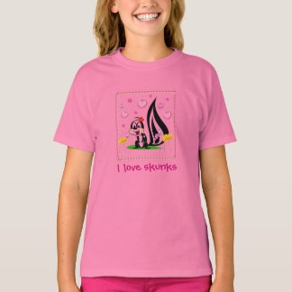 Camiseta zorrillo, me encantan los skunks