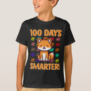 Camiseta Zorro 100 Días Más Inteligente 100º Día de Escuela