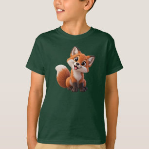 Camiseta Zorro Adorable – Zorro Divertido del Bosque Nórdic