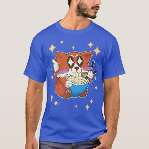 Camiseta Zorro Anime Manga Gráfico de Japón Animal Cute Kaw