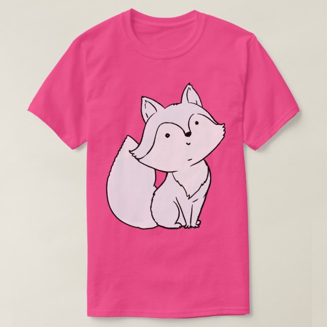 Camiseta Zorro ártico 2 (Diseño del anverso)