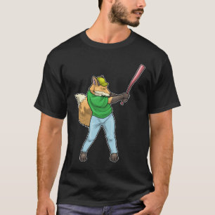 Camiseta Zorro Béisbol Bate de béisbol