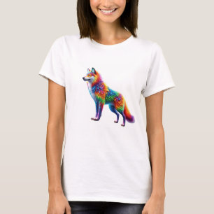 Camiseta Zorro capricho de hues radiantes