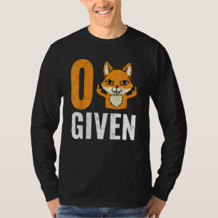 Camiseta Zorro Cero Dado Funny Fox Pun
