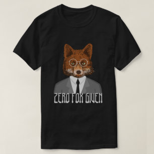 Camiseta Zorro Cero Dándole Zorra En Un Traje Y Vidrios