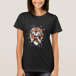 Camiseta Zorro Clásico Karate Animal Luchador Judo