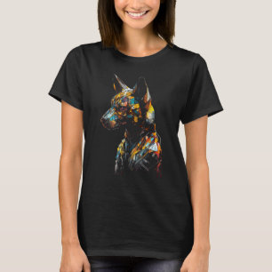 Camiseta Zorro Colorido Polígon Animal Fox 1