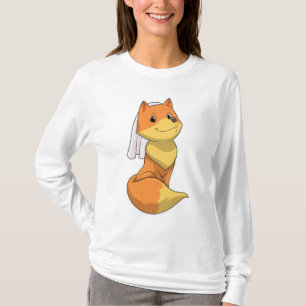 Camiseta Zorro como Novia con Velo
