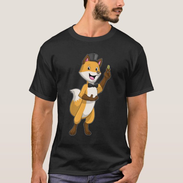 Camiseta Zorro como novio con anillo de boda (Anverso)