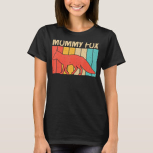 Camiseta Zorro Cute Para Mujeres Madre Vulpine Fox Animal S
