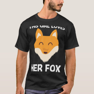 Camiseta Zorro Cuto Para Chicas Mamá Mascotas Mamíferos Pro