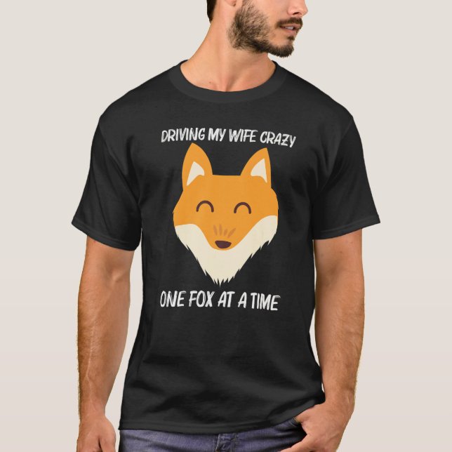 Camiseta Zorro Cuto Para Hombres Papá Dueños De Mascotas De (Anverso)