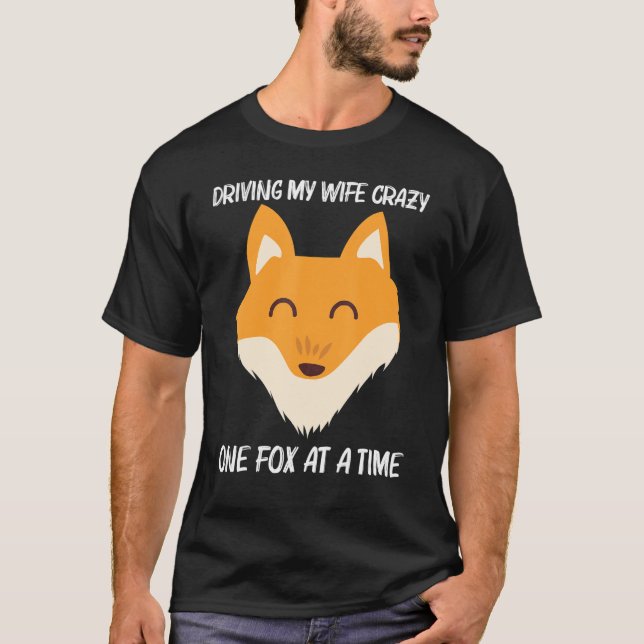 Camiseta Zorro Cuto Para Hombres Papá Dueños De Mascotas De (Anverso)