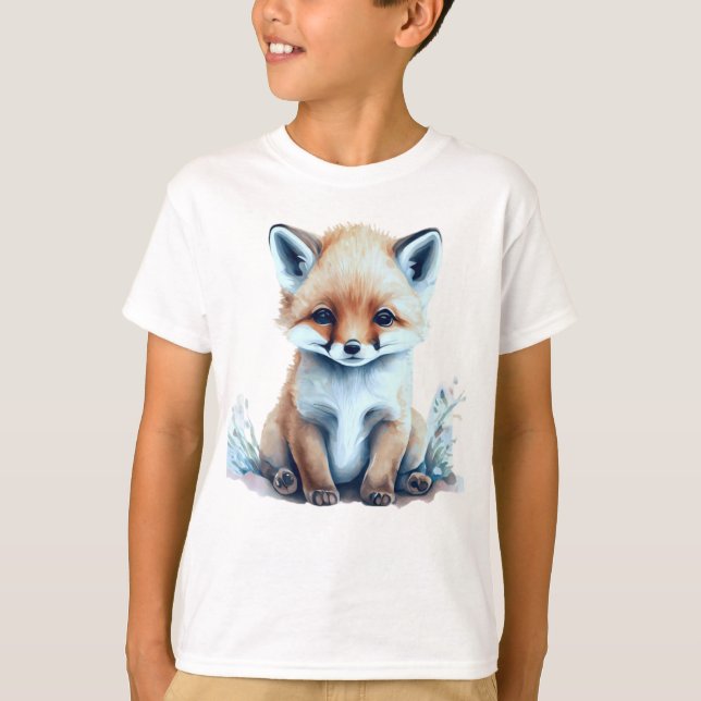 Camiseta Zorro de Bebé Adorable (Anverso)