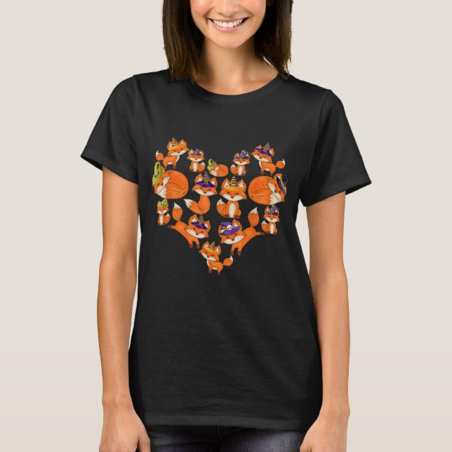 Camiseta Zorro De Brujas Para Mujeres Chicas (Anverso)