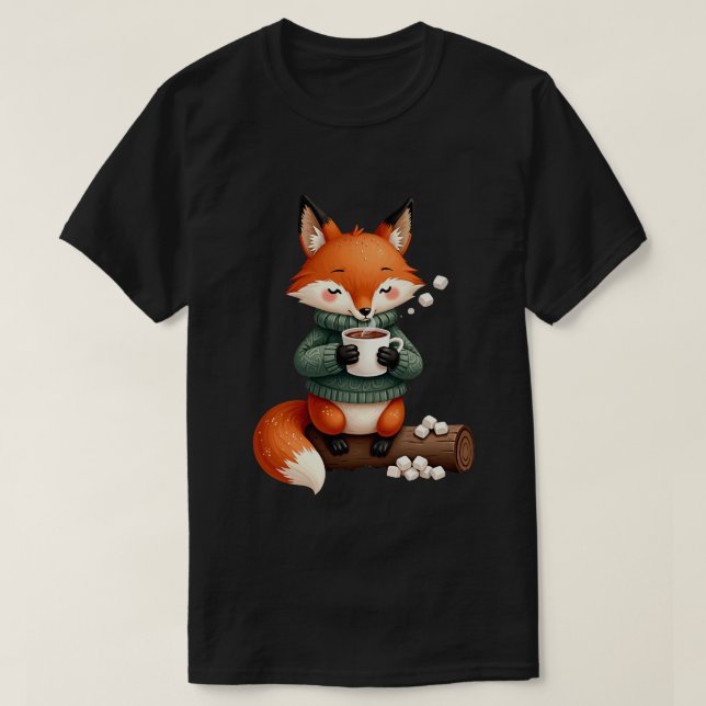 Camiseta Zorro de cacao (Diseño del anverso)