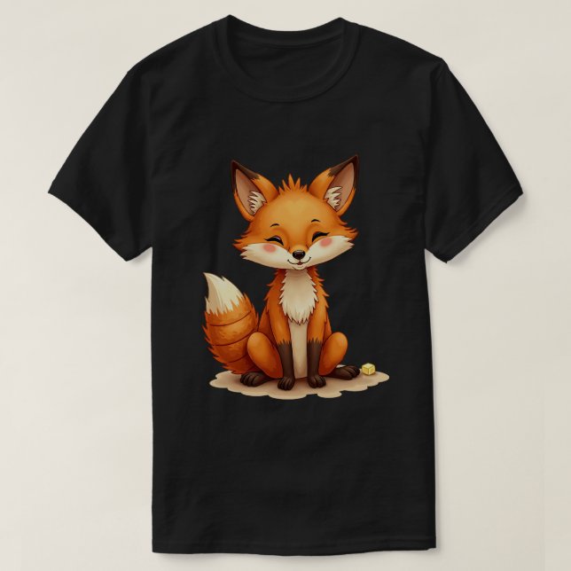 Camiseta Zorro de Croissant (Diseño del anverso)