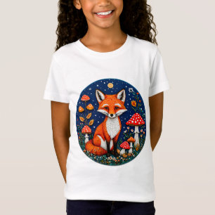 Camiseta Zorro de dibujos animados lindo