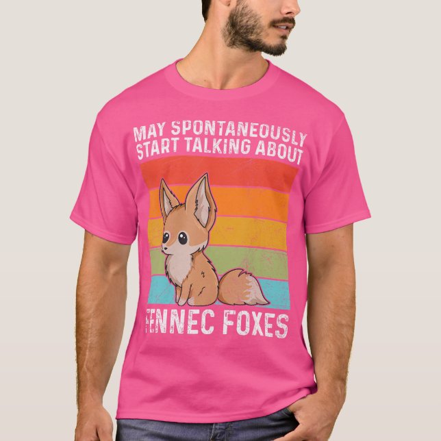 Camiseta Zorro De Fennec Para Un Ventilador De Fox De Fenne (Anverso)