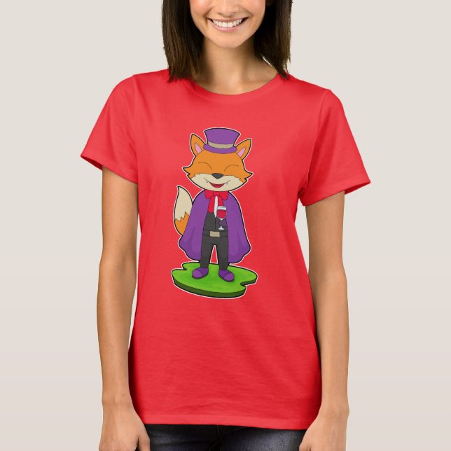 Camiseta Zorro de Halloween vampiro (Anverso)