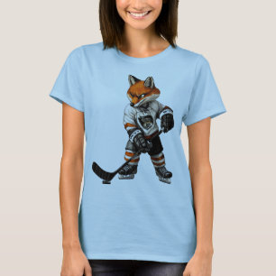 Camiseta Zorro de Hockey sobre Hielo