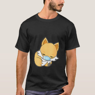 Camiseta Zorro de la máscara de la cara que duerme en Fox d
