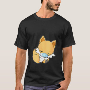 Camiseta Zorro de la máscara de la cara que duerme en Fox d