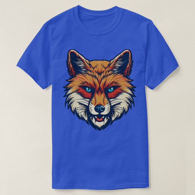 Camiseta Zorro de Ojos Azules (Diseño del anverso)