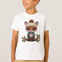 Zorro de otoño de ganchillo lindo con galleta – Ar