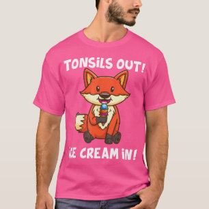 Camiseta Zorro de recuperación de cirugía de extracción de