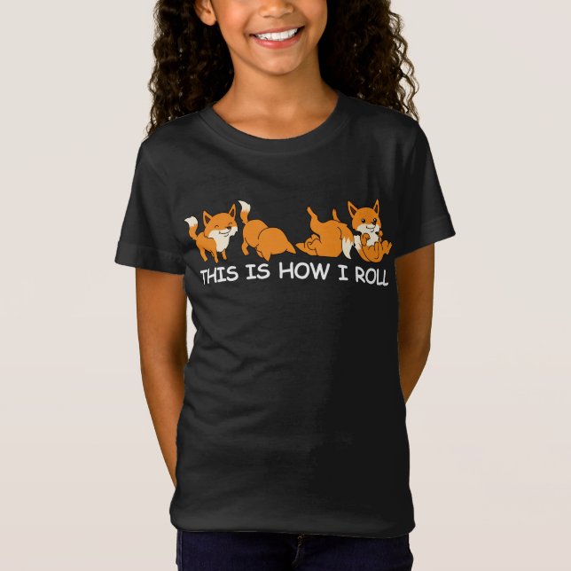 Camiseta Zorro de regalo divertida para las mujeres Fox así (Anverso)