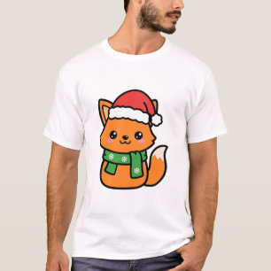 Camiseta Zorro de Santa con Bufanda