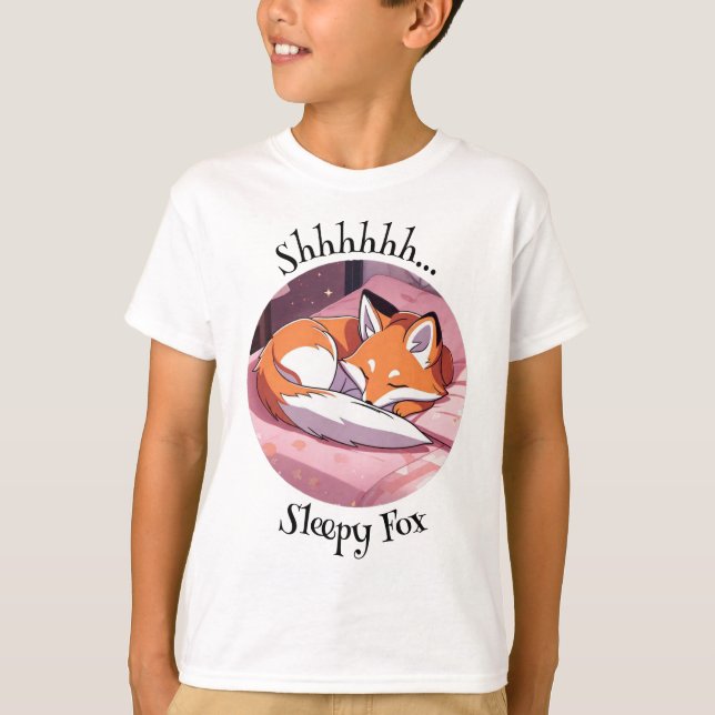 Camiseta Zorro dormido (Anverso)