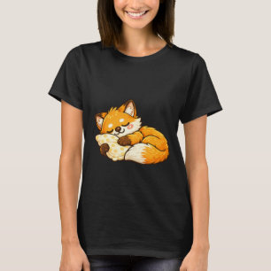 Camiseta Zorro dormido lindo y acogedor