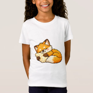 Camiseta Zorro dormido lindo y acogedor