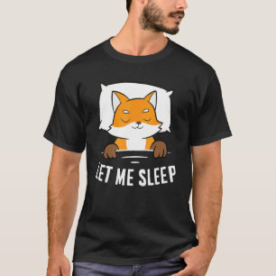 Camiseta Zorro Durmiente Déjame Dormir Lindamente Zorro Ech