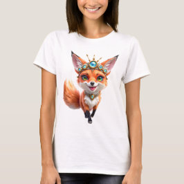 Camiseta Zorro estrellado de los prados iluminados por la l